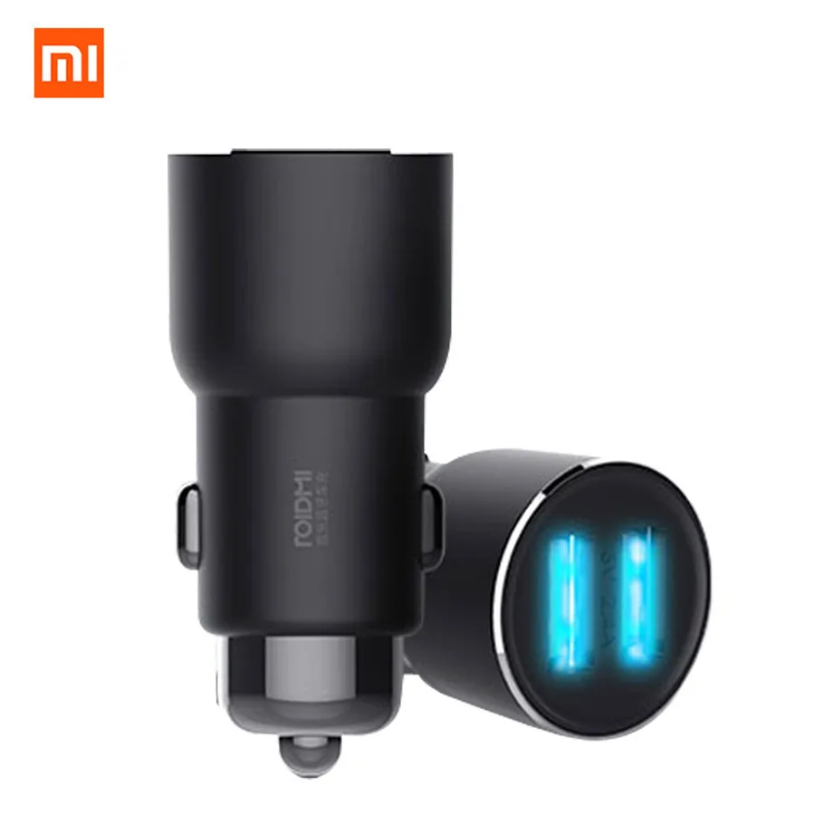 Оригинальный Xiaomi Roidmi 3S Bluetooth 5 в 3.4A Dual USB Автомобильное зарядное устройство MP3