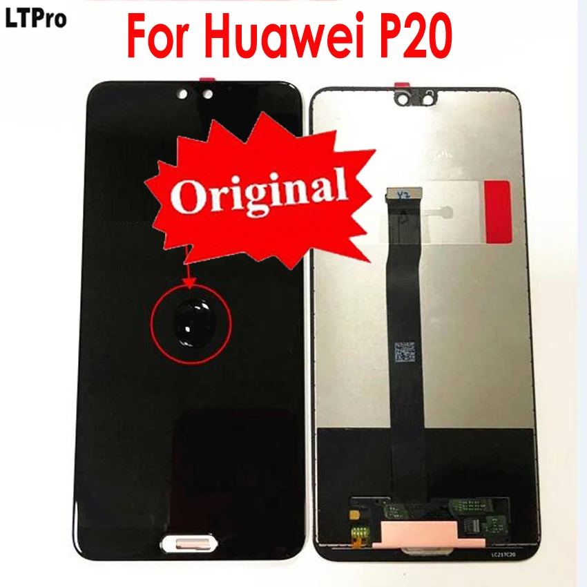 

Original Best Working LCD Display Touch Panel Screen Digitizer Assembly For Huawei P20 EML-AL00 L29 L22 L09 Phone Sensor Parts