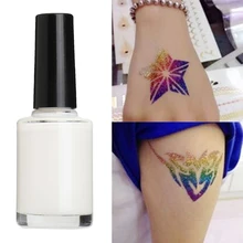 ATOMUS 15 мл Белый клей для татуировки модная краска ed клей для Временной Татуировки краска для боди-арта водостойкий клей для татуировки чернила для татуировки TSLM2
