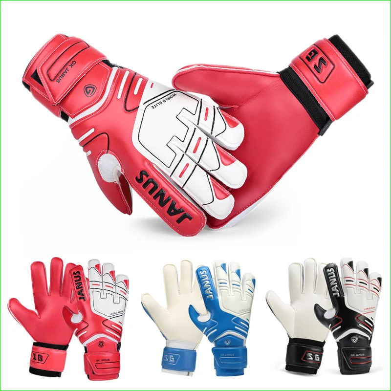 

Professional Children Adult Football Goalkeeper Gloves Men Boy Latex Goalie Soccer Goalie Glove With Finger Protection Size 5-10
