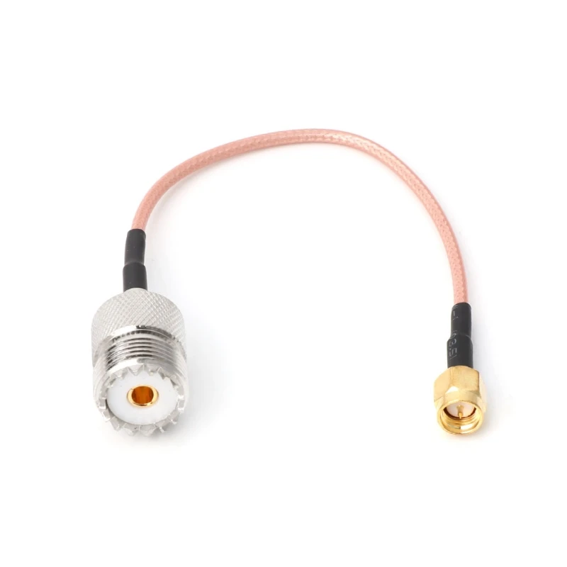 

2019 New RG316 Cable Jumper Pigtail UHF SO239 Female PL259 to SMA Male Plug Crimp Adapter
