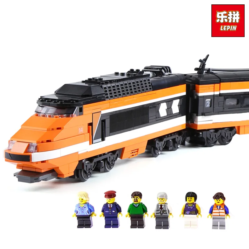 

Lepin 21007 1351Pcs Horizon Express Technic Train Building Bricks Blocks Gift Toys for Children Edational LegoINGlys 10233 gift