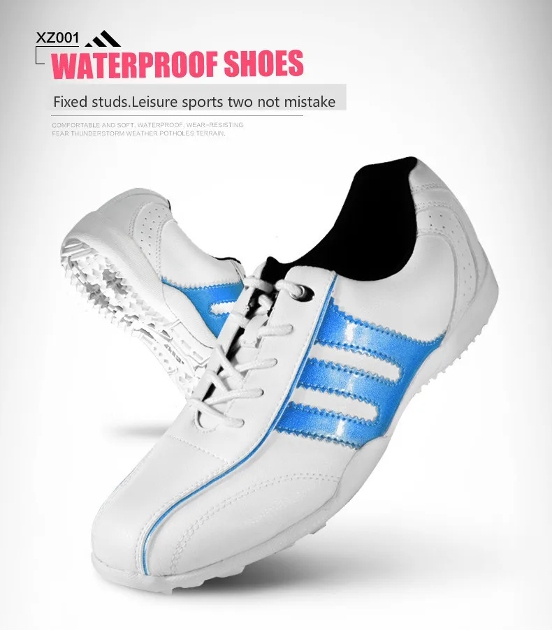 PGM/обувь для гольфа; женская Ультралегкая дышащая сетчатая спортивная обувь; нескользящая обувь для девочек; обувь для гольфа; B2855
