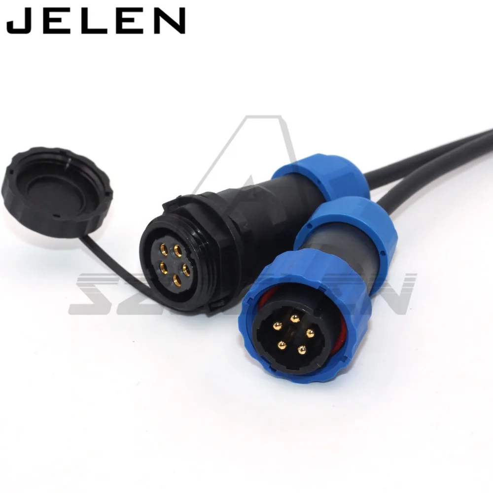 Buy SD20TA ZM, waterproof connector 5 pin, industrial