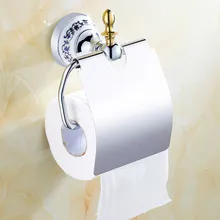 Кристалл настенный ванная комната Туалетная бумага держатель рулон бумаги Держатель хром
