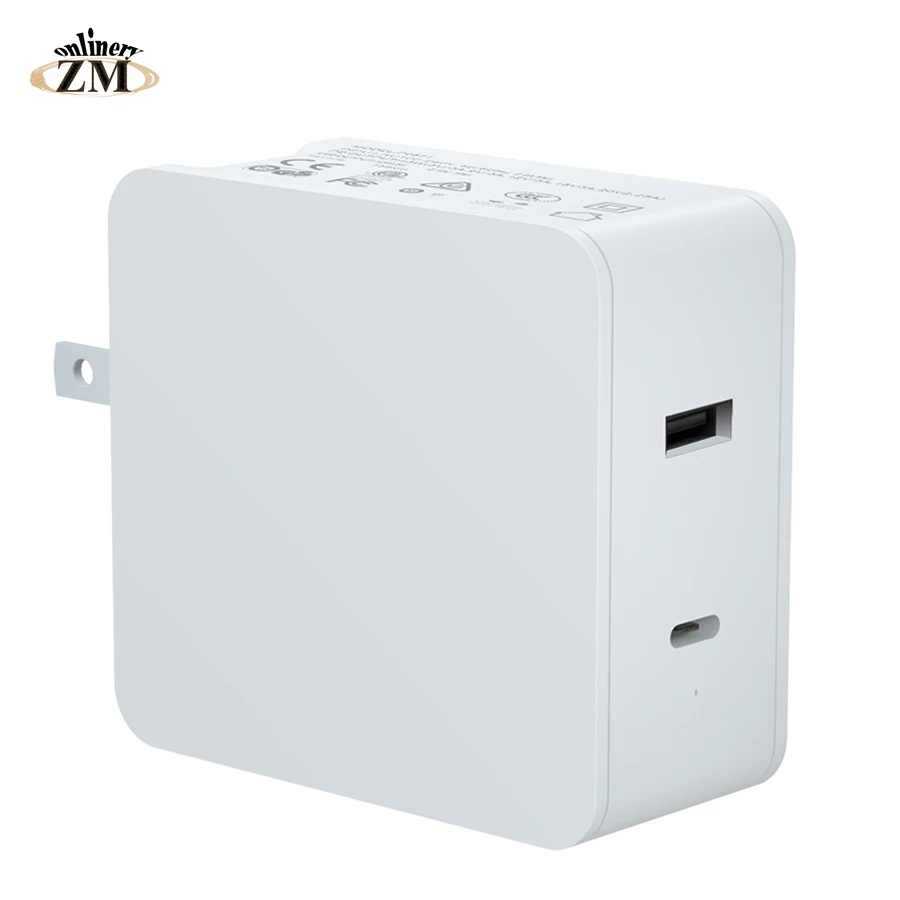 

USB C Charger 57W USB Power Delivery Quick Charge 5V 2.4A + PD 45W Travel Charger for Apple MacBook for Samsung Notebook Charger