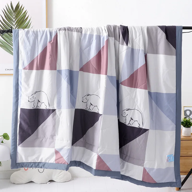 Новое летнее одеяло кондиционера, летнее одеяло s, детское одеяло для взрослых, машинное моющееся постельное белье для дома - Цвет: 05