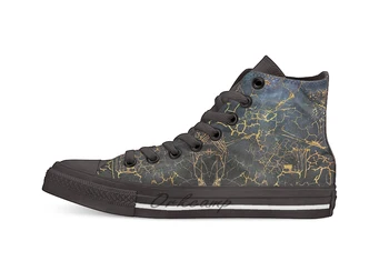 

KINTSUGI Embrace Damage Casual High Top Canvas shoes sneakers For Drop shipping