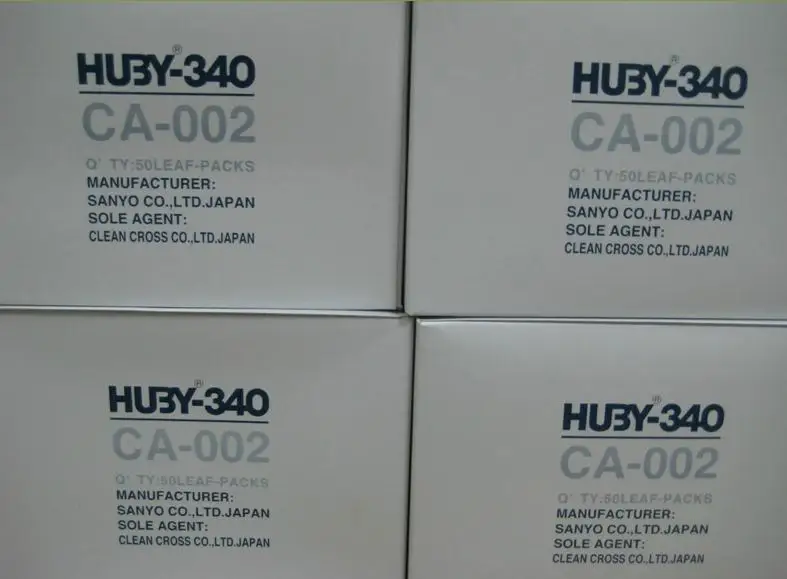 Bolsas de 1250 Original Japão Huby Algodão Cleanig Swabs 50 Pces Limpeza Swab 340 Ca-002 - Imagem 2