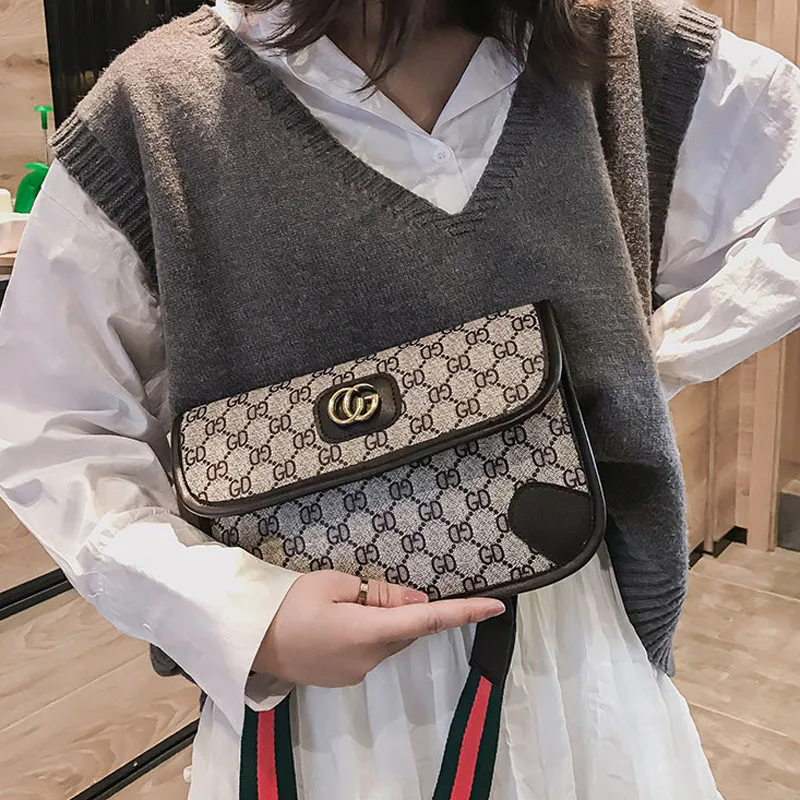 

Luxury Handbags Famous Brand Women Bag Designer Single Shoulder Skew Span Small Bag Gift Change Mobile Phone gg bag sanrio