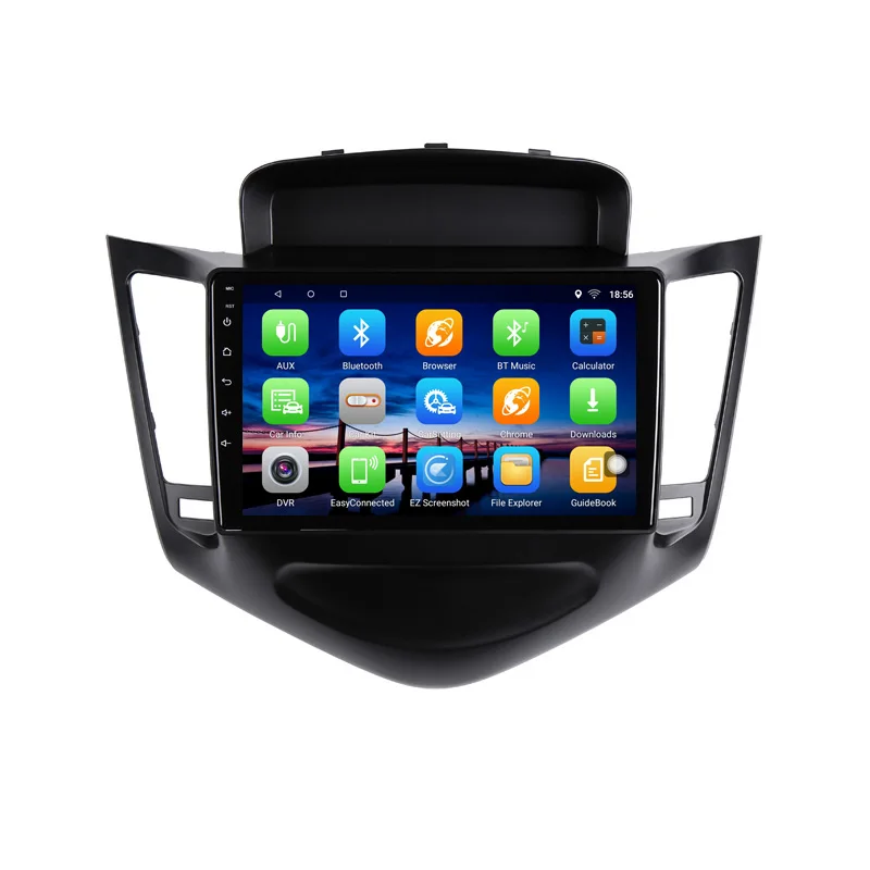 Top 9" 2G RAM 32G ROM Android Car DVD Video Player GPS for Chevrolet Cruze 2008-2011 2012 audio car radio stereo navigation wifi 1