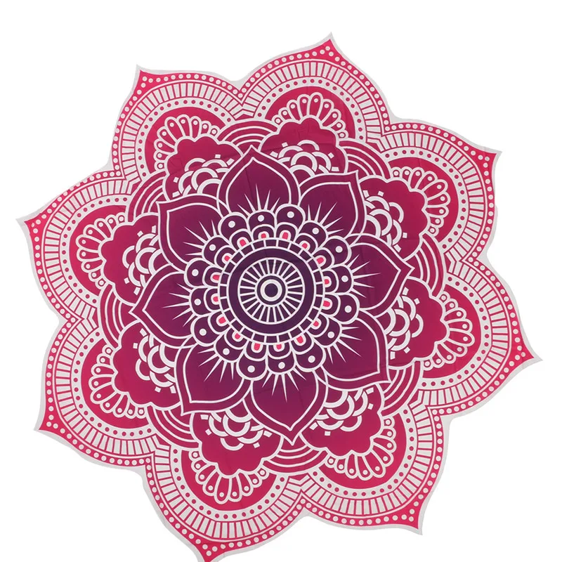 Indian Round Beach Towel Mandala Tapestry Beach Hike