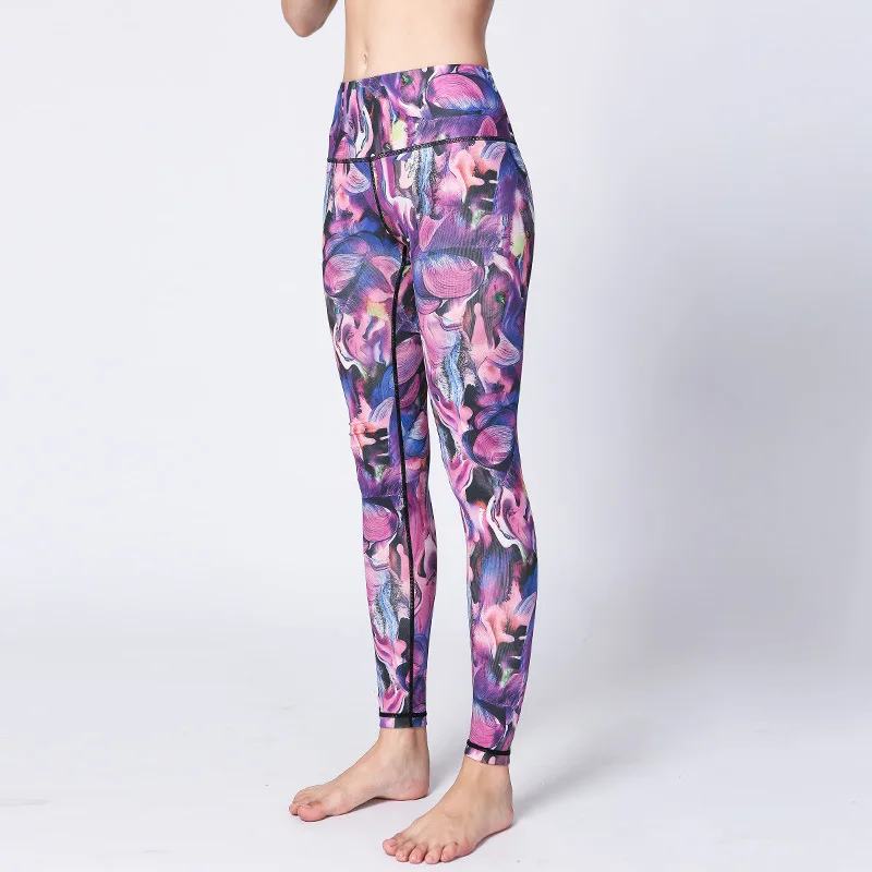 Passionate fashion brand outdoor sports quick-drying pants ladies fitness printing pants slim slimming trousers Passionate fashion brand outdoor sports quick-drying pants ladies fitness printing pants slim slimming trousers