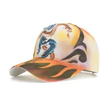 Men Women Adjustable Animal Printed Cap Bone Gorras Tactical Baseball Hat Shade