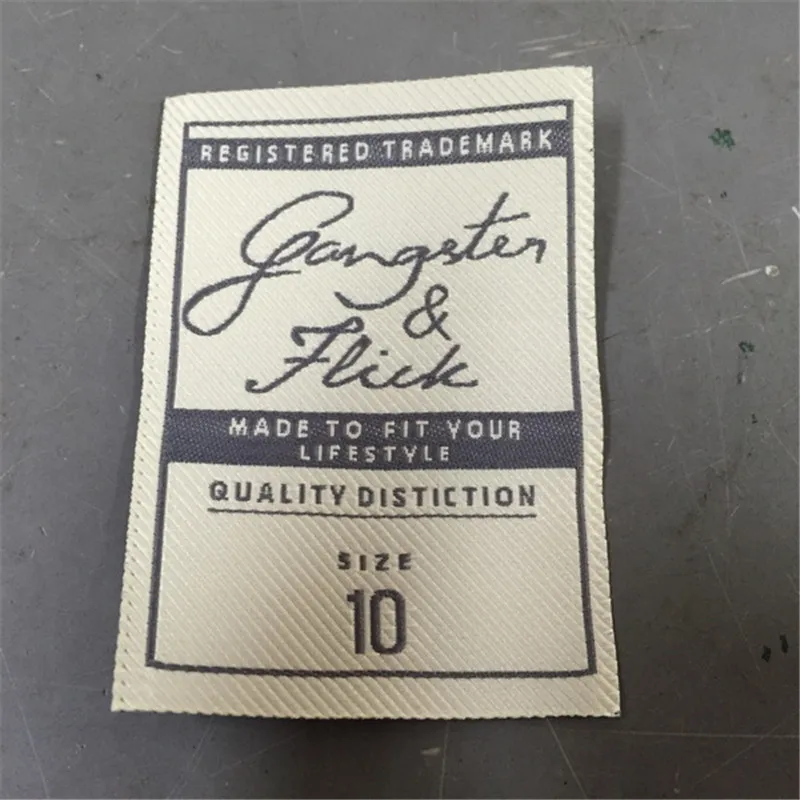 OEM Garment labels clothing labels / woven label/ main labelin Garment