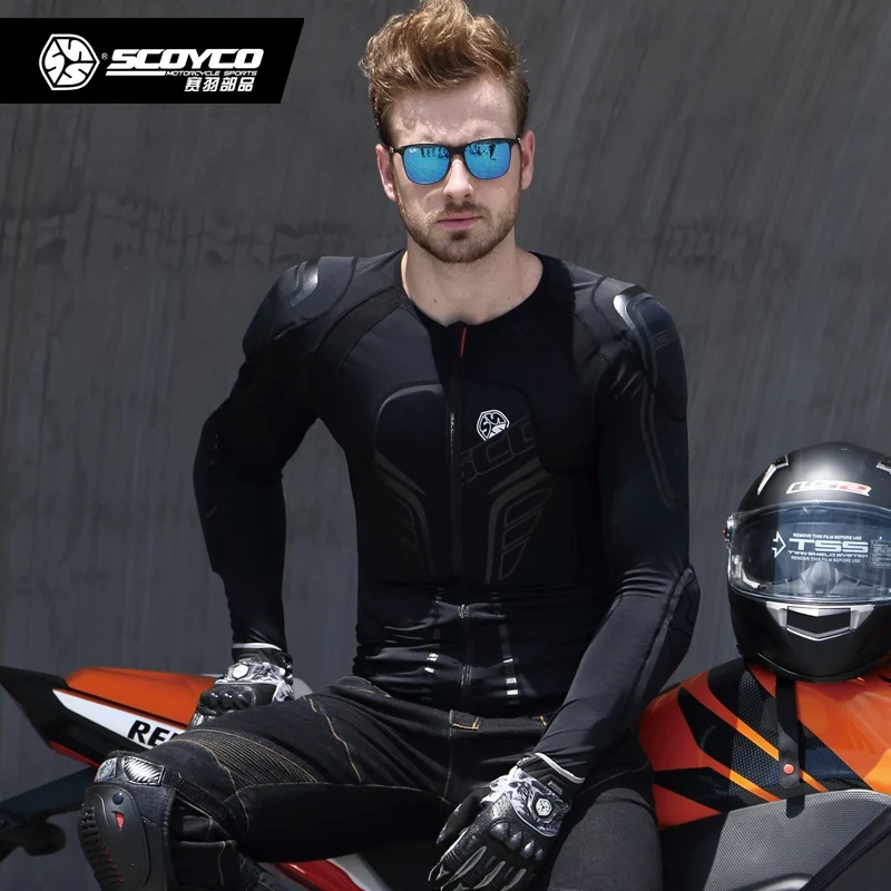 Scoyco AM03 дышащая мотоциклетная куртка анти-ветер Мужские гоночные куртки для мотокросса мото Броня снаряжение мотоциклетная защитная одежда