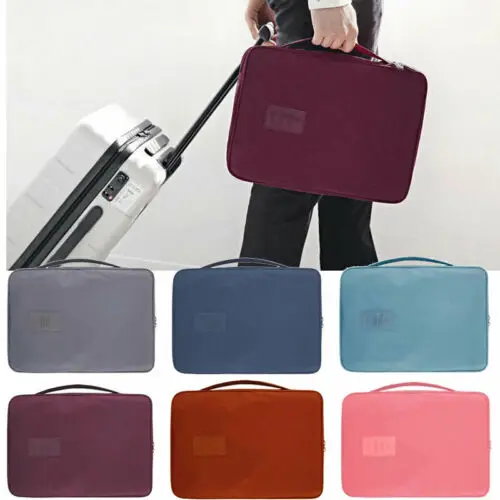 Men Travel Portable Shirt Suit Tie Container Bag Business Travel Luggage Case 