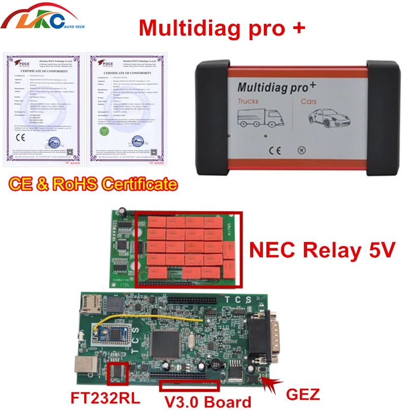 

Best Price 2019 New SW Multidiag Pro Bluetooth TCS 2015.R3/2016.R0 Free Keygen NEC 5V Relay Diagnostic Tool for cars/trunks