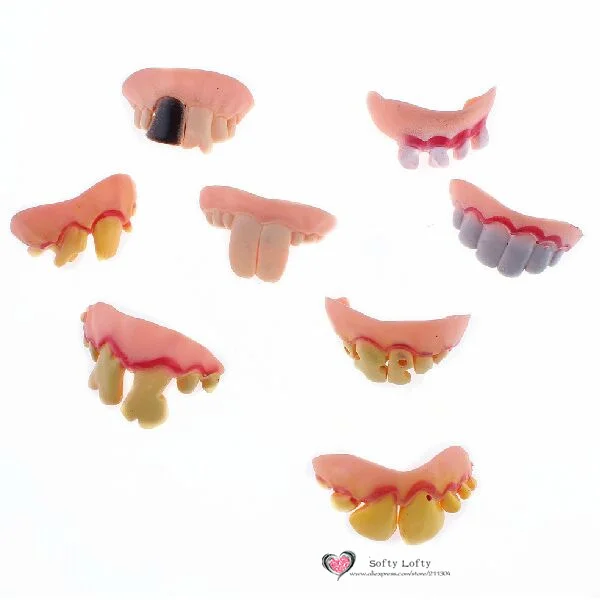 Bad Teeth funny prank joke toys - 1