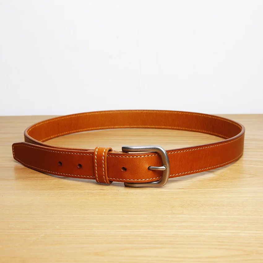 

LAN Free shipping Men's leather belt fashion jeans cow leather belt men casual belts copper lead