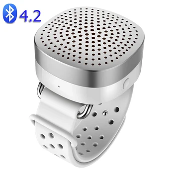 

New Mini Sports Bluetooth Speaker Watch Style Wearable Wireless Music Player Bracelet Hands-free Call Watch