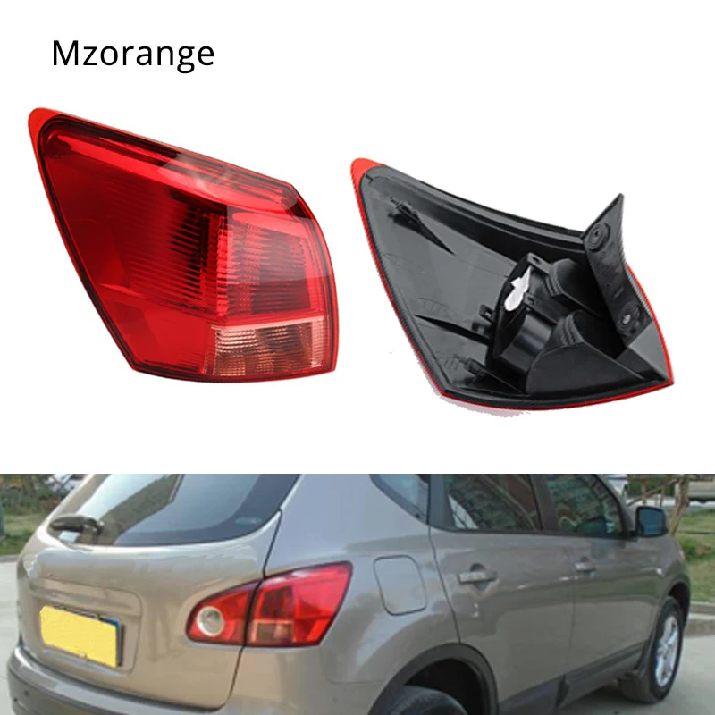 

MIZIAUTO Tail light Left/Right Outer for Nissan Qashqai 2007 2008 2009 2010 Rear Tail Light Lamp Taillight Brake Lamp Stop Light