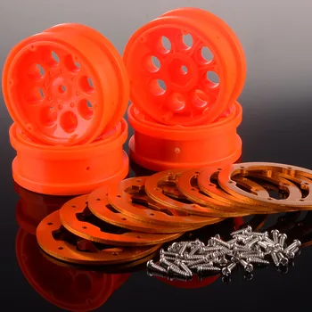 

4XRC 1:10 Climbing Rock Crawler Wheel Rim 4032 ORANGE/GOLD SCX10 D90 HSP CC01