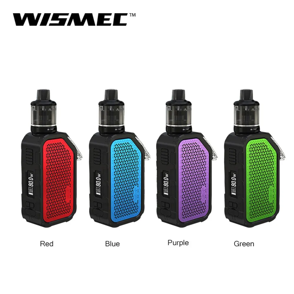 

USA/FR Original Wismec Active Kit 80W With Amor NSE Tank 3ml Active mod built in 2100mAh battery Shockproof E cigarette vape
