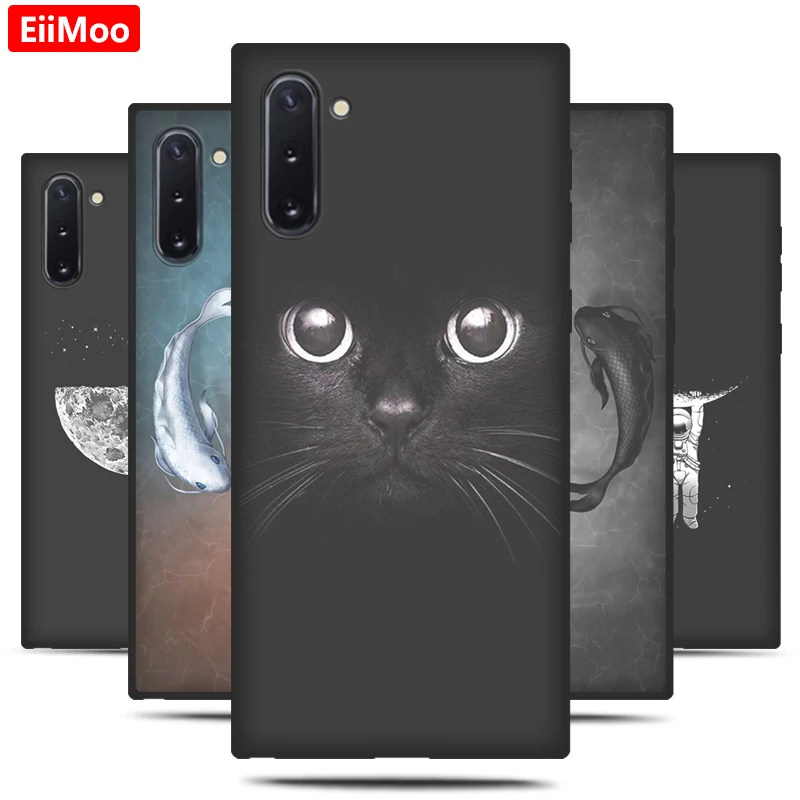 

EiiMoo Soft TPU For Samsung Galaxy Note 10 Case Coque 2019 Silicone Cute Cartoon Back Cover For Samsung Galaxy Note10 Case Capa