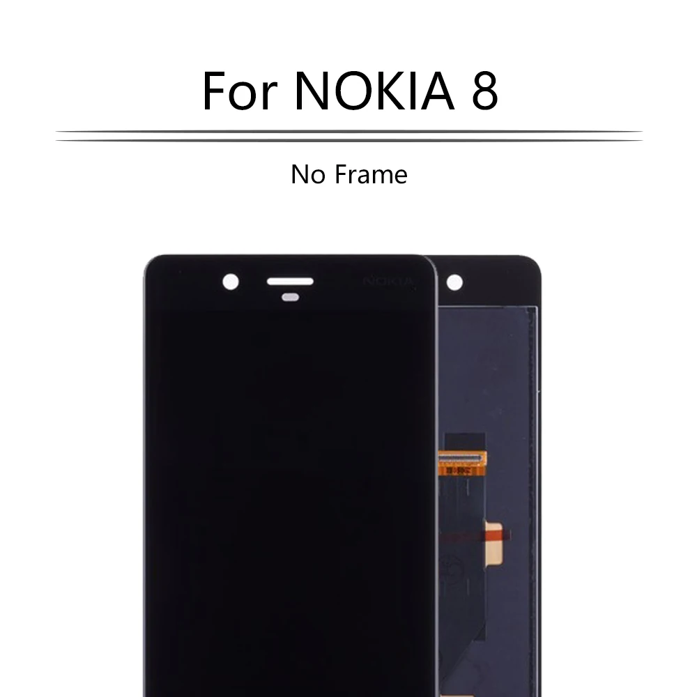 ЖК дисплей Sinbeda 5 3 для NOKIA 8 с сенсорным экраном дигитайзер сборки Замена экрана Nokia