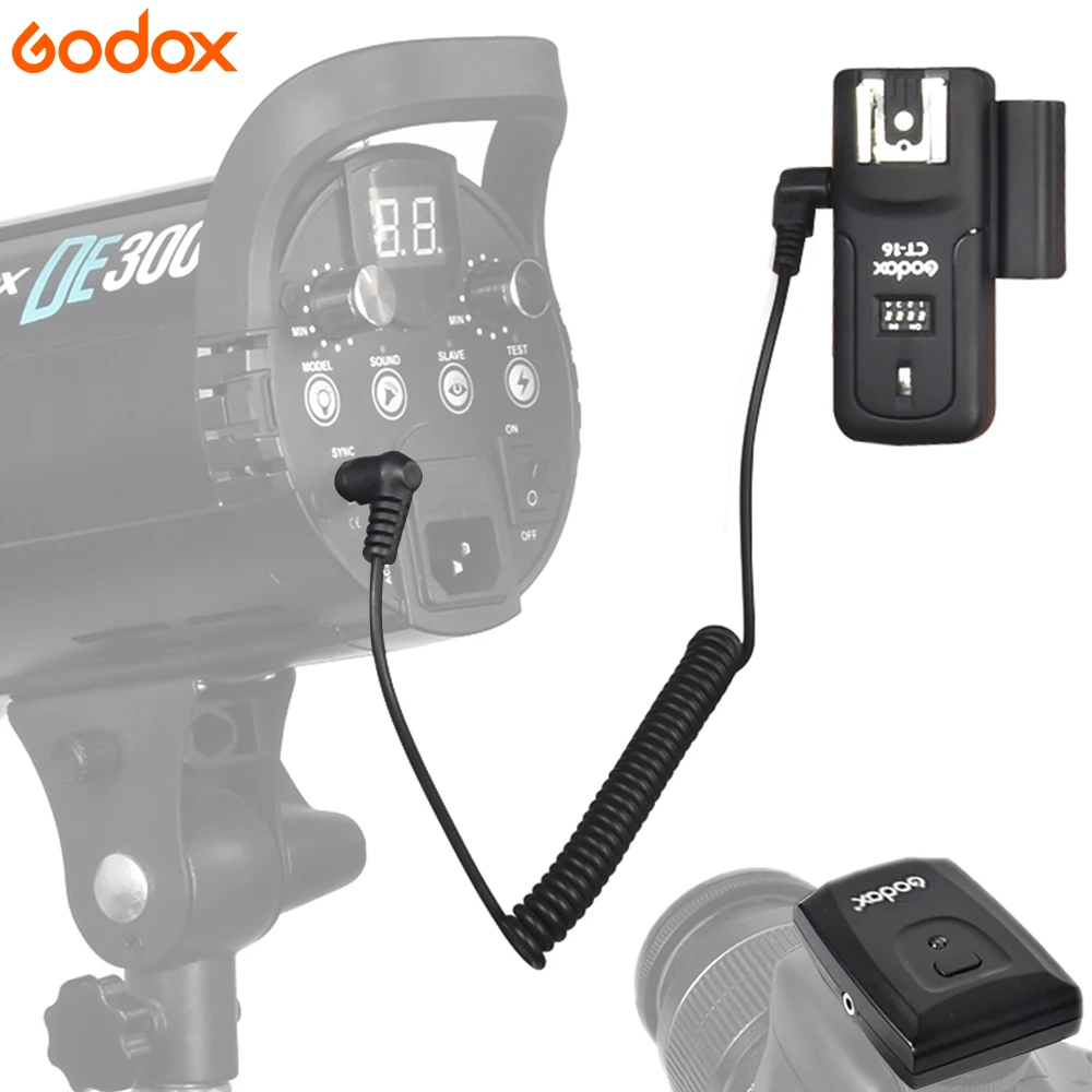 16 канальный беспроводной радиосинхронизатор вспышки Godox для Canon Nikon Pentax Studio Speedlite