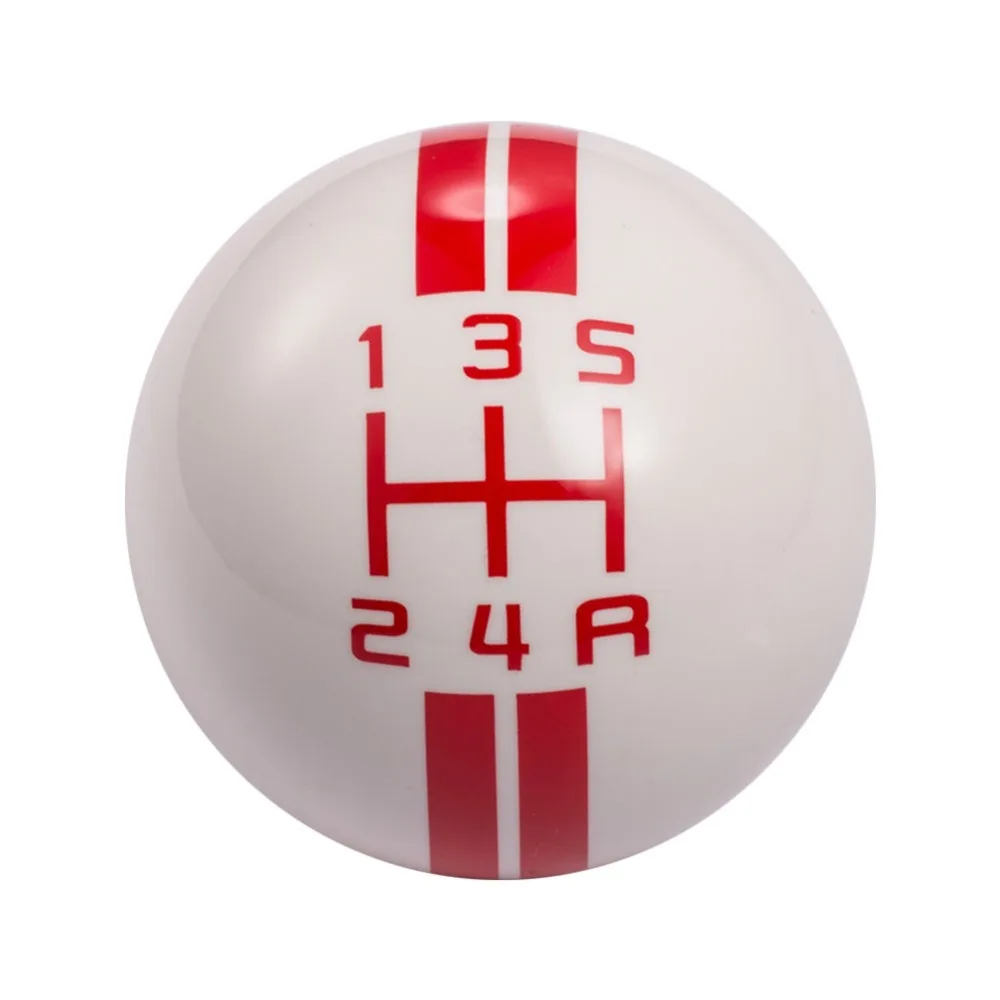 Car Gear Head 5 Speed Transmission Knob Shifter Resin Shift Lever Knobsin Gear Shift Knob from