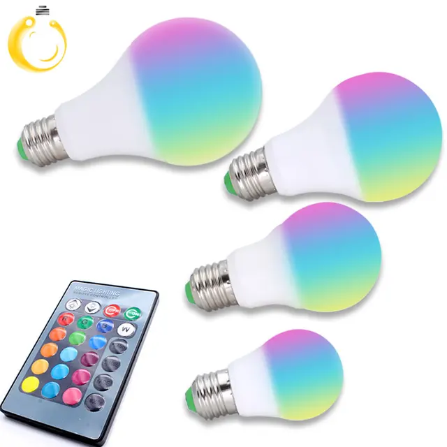 Laagste prijs E27 RGB LED Lamp 3 5 7 W 16 Kleur veranderen Lamp LED ... Laagste prijs E27 RGB LED Lamp 3 5 7 W 16 Kleur veranderen Lamp LED ...