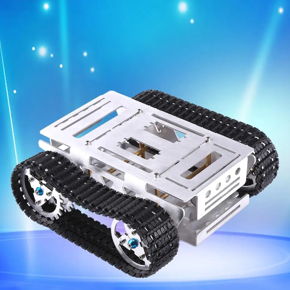 

DIY Toy Metel Model Puzzle Toy Aluminum Alloy Battle Tank Set with Track Assembly Upgrade Model Car Building Toy Model Kits