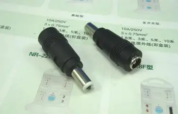 

Free Shipping! 50pc DC power plug adapter 5.5 * 2.1 Female to 5.5 * 2.5 Male