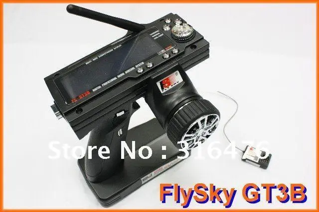 Flysky FS-GT3B 2,4 г 3CH пистолет передатчик приемник RC автомобилей Лодка FS GT3B