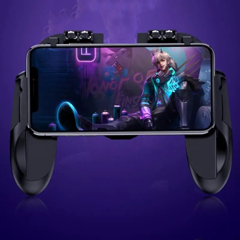 

Six Finger Pubg Gamepad Mobile Phone Game Handle Controller for Pubg Joystick Aim Keys L1R1 Shooter for Pubg Trigger Accessories