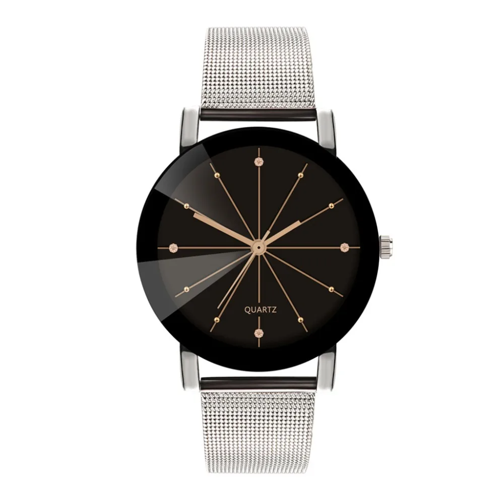 

Fashion Women Men Couple Watches Lovers Wrist Watch Luxury Quartz Stainless Steel Mens Clock Gifts relogio masculino montre homm