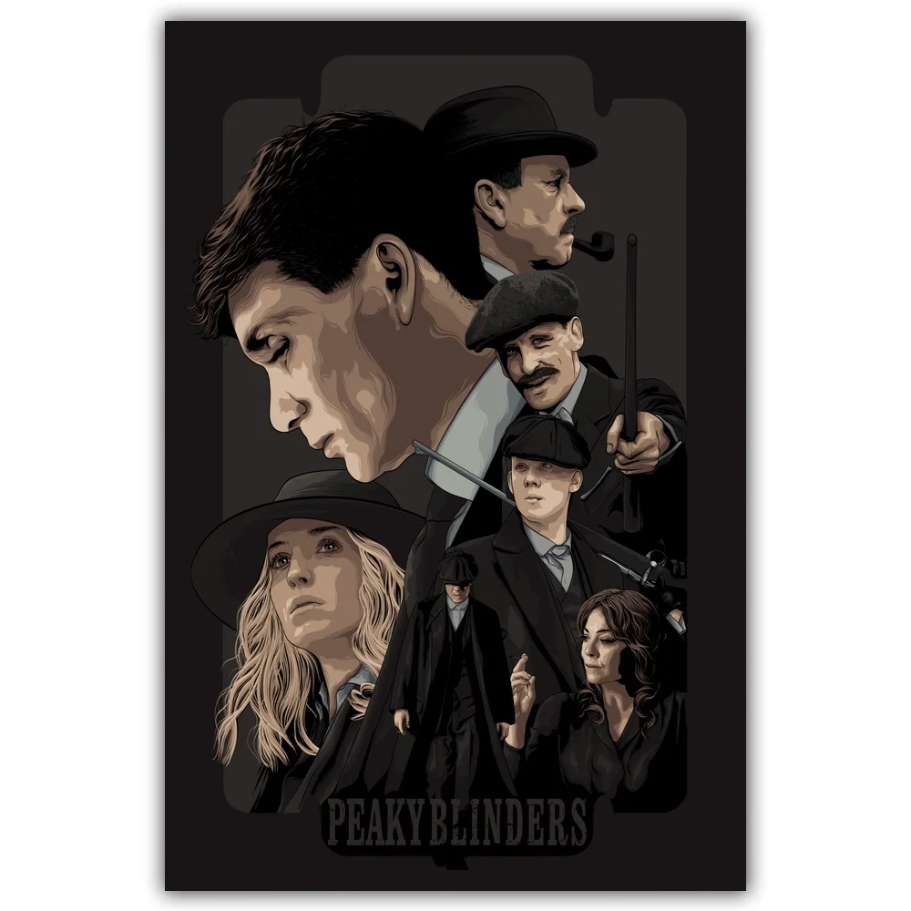 Peaky Blinders Кино ТВ стены Искусство Настенный декор шелковые принты художественные плакаты, постеры для гостиной без рамки - Цвет: 17