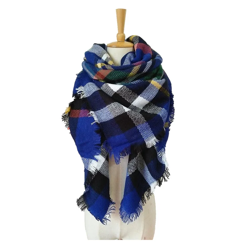 Зимний шарф za высокого качества унисекс акриловые базовые шали женские шарфы