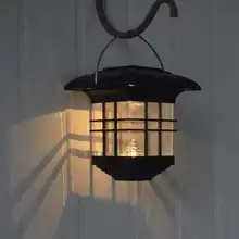 Открытый Солнечный свет светодиодный внутренний двор кулон садовая люстра Солнечный газон лампы Водонепроницаемый Солнечный уличный свет LU830924