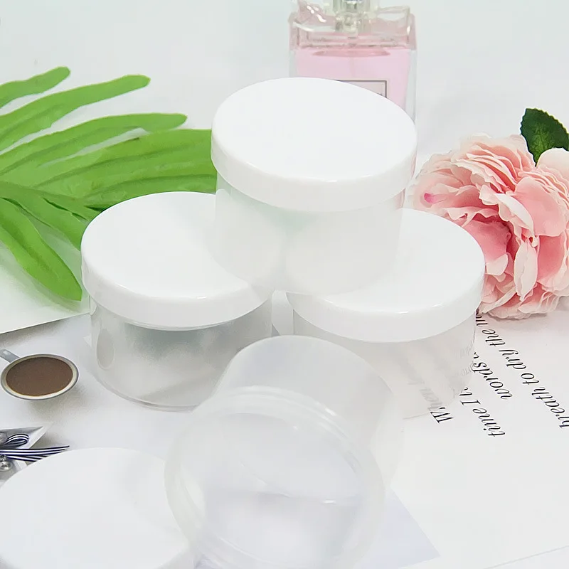 

1 Pc 150 ML Translucent Plastic Container Box For Slime Mud Clay DIY Accessory Slime Box Storage Box Bottle With Lid Slime Tool