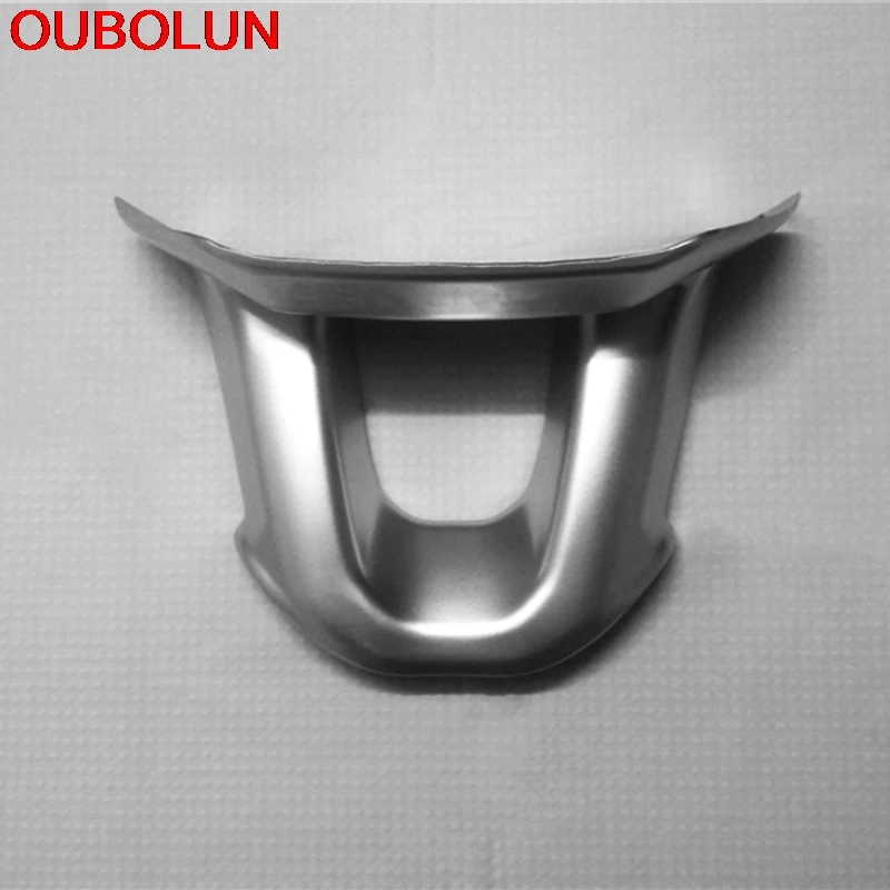 OUBOLUN ABS хром для PEUGEOT 208 2015 2016 2017 2018 рулевое колесо декоративная крышка наклейка
