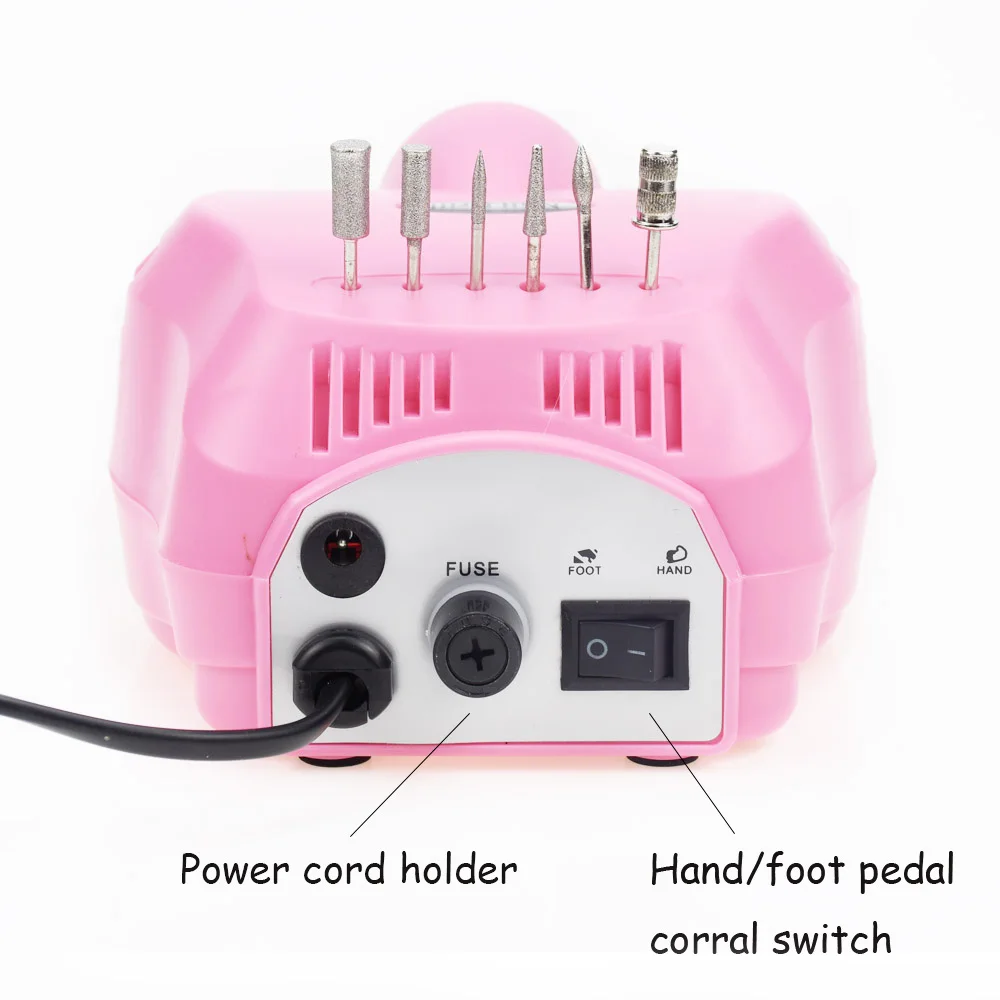  Electric Nail Drill Machine 35000 RPM Nail Cutter Bit Pedicure Manicure Machine Nail Drill Electric