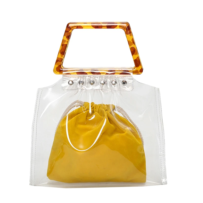 designer clear tote handbags