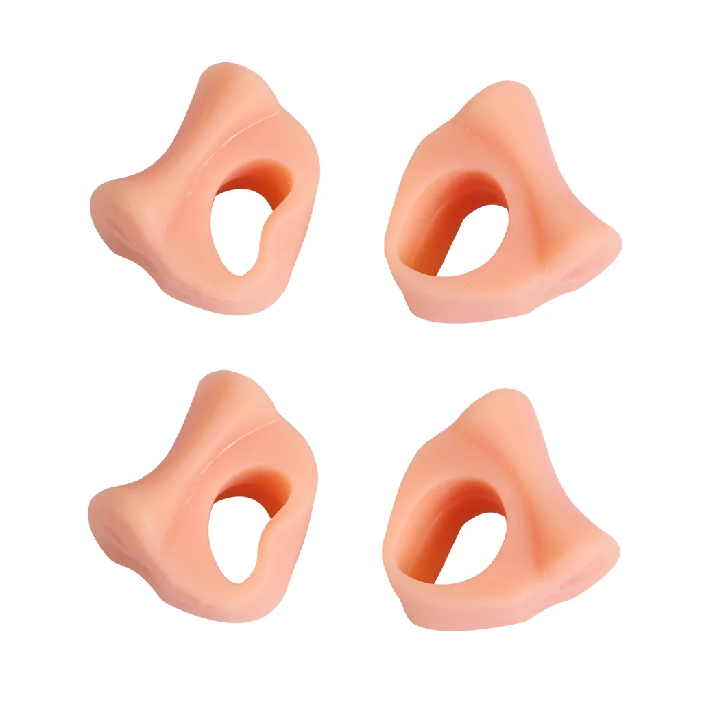 2 Pair Toe Bunion Corrector Separators Alignment Overlapping Hammer Toes Protector Straightener