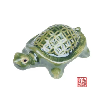 

Shiwan porcelain doll boutique creative turtle ornaments modern minimalist desktop simulation bedroom living room furnishings
