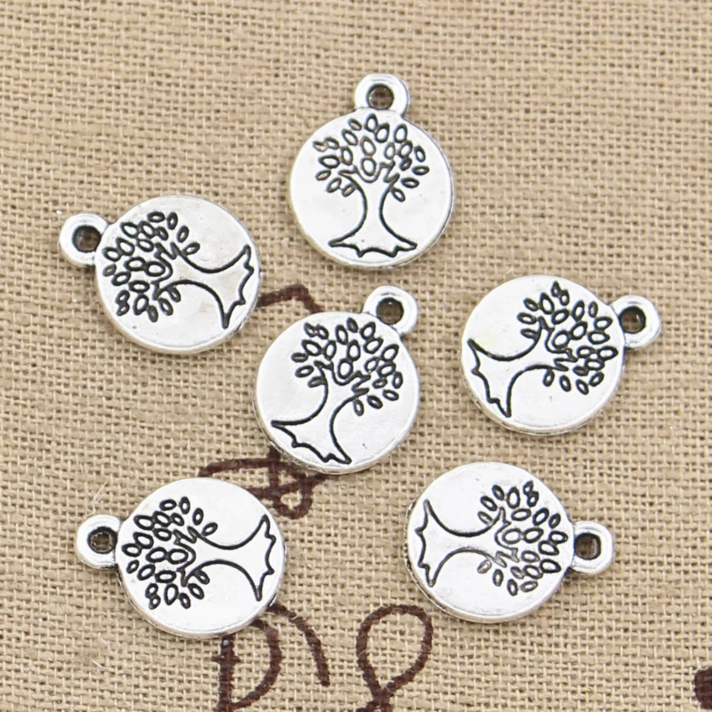 

12pcs Charms peace tree 15x12mm Antique Making pendant fit,Vintage Tibetan Silver,DIY bracelet necklace