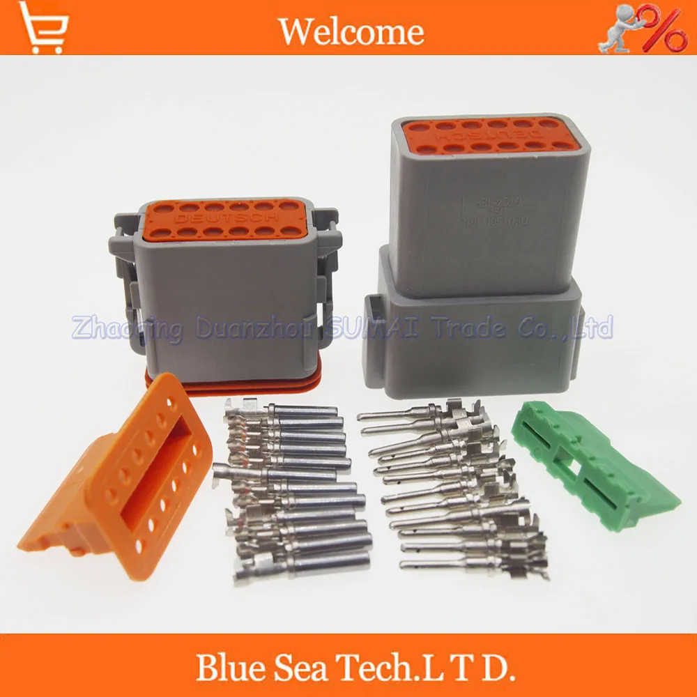 12-Pin Deutsch DT06-12S DT04-12P Engine Gearbox waterproof electrical connector