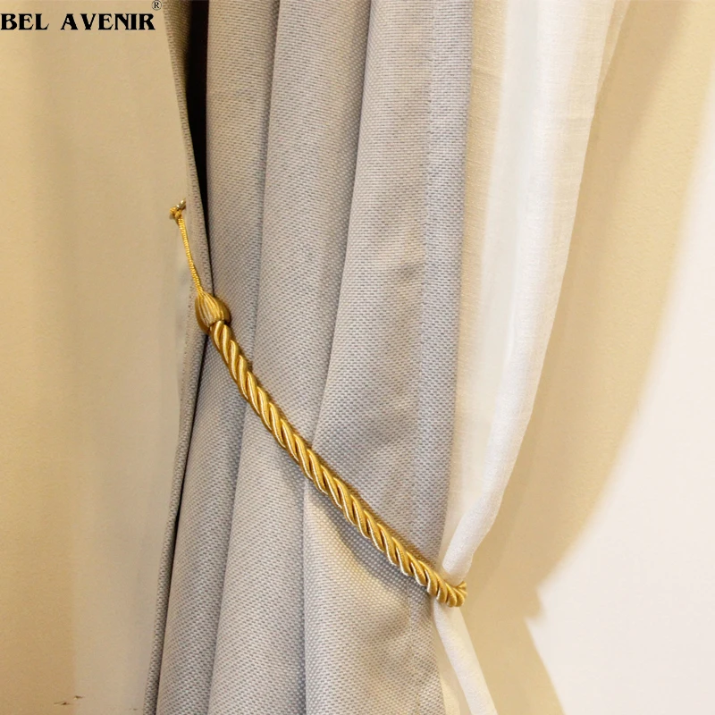 

Curtain Ropes Holdbacks Tiebacks for Indoor Outdoor Use with Hook or Directly for Window Panels